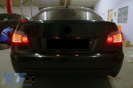 Rear Bumper suitable for BMW 5 Series E60 LCI (2007-2010) M-Technik Design with PDC 18mm-image-6020198