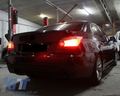 Rear Bumper suitable for BMW 5 Series E60 (2003-2007) M-Technik Design with PDC 24mm-image-6021810