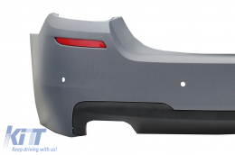 Rear Bumper suitable for BMW 5 Series F10 (2011-2017) M-Tech Design-image-6103607