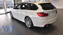 Rear Bumper suitable for BMW F31 3 Series Touring Non LCI & LCI (2011-2018) M-Technik Design Single Outlet-image-6027945