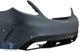 Rear Bumper suitable for Mercedes C-Class W205 Limousine (2014-2020) C63 Design-image-6061037