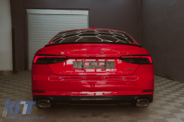 Rear Bumper Valance Air Diffuser suitable for Audi A5 F5 S-Line (2017-2019) RS5 Design-image-6102107