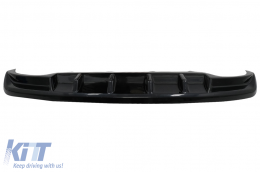 Rear Bumper Valance Air Diffuser suitable for Skoda Octavia III 5E Sedan Wagon (2013-2019) Piano Black-image-6089823