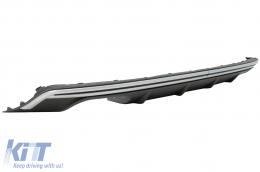 Rear Bumper Valance Diffuser suitable for Audi A3 8V Hatchback Sportback (2012-2015) S3 Design-image-6003346