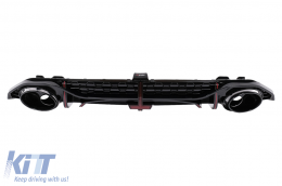 Rear Bumper Valance Diffuser suitable for Audi A3 8Y Sedan S-Line S3 (2020-)-image-6104730