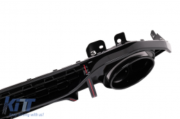 Rear Bumper Valance Diffuser suitable for Audi A3 8Y Sedan S-Line S3 (2020-)-image-6104731