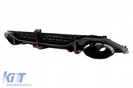 Rear Bumper Valance Diffuser suitable for Audi A3 8Y Sedan S-Line S3 (2020-)-image-6104732