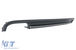 Rear Bumper Valance Diffuser suitable for Audi A7 4G (2010-2014) with Exhaust Tips S7 Facelift Design-image-6003132