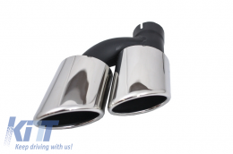 Rear Bumper Valance Diffuser suitable for Audi A7 4G (2010-2014) with Exhaust Tips S7 Facelift Design-image-6003138