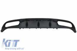 Rear Bumper Valance Diffuser suitable for Mercedes C-Class C205 A205 Coupe Cabriolet (2014-2019) C63 Design-image-6032863