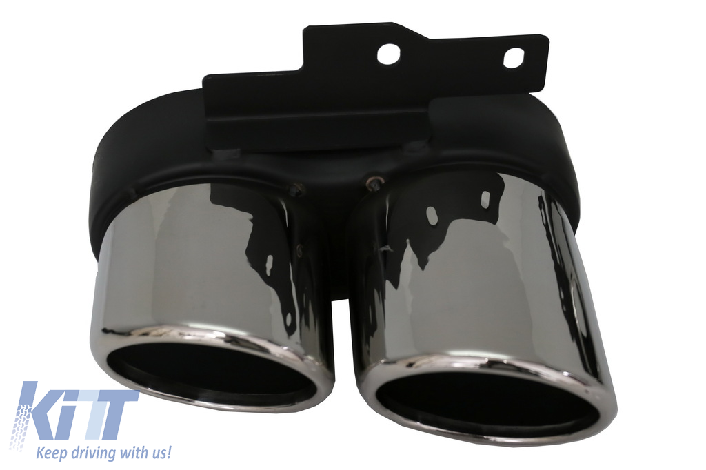 S6 Look Diffuser + Exhaust tail pipes for Audi A6 C8 S line 