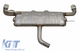 Rear Bumper with Exhaust System suitable for VW Golf 6 VI (2008-2012) GTI Design-image-6063784