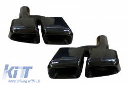 Rear Bumper with Exhaust Tips Black Edition suitable for MERCEDES Benz W221 S-Class 05-11 A-Design-image-6024778