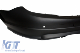 Rear Bumper With Side Skirts suitable for Mercedes C-Class W204 (2007-2012) C63 Design-image-6029287