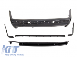 Rear Bumper with Side Skirts Trunk Spoiler Top Wing LTW Design suitable for BMW E36 3 Series (1992-1998) M3 Design-image-6026487