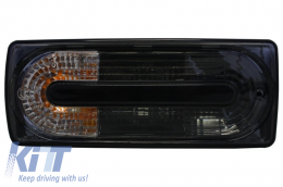 Rear Bumper with Taillights Smoke suitable for Mercedes G-Class W463 (1989-2017) G63 G65 Design-image-6072296