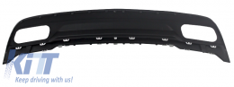 Rear Diffuser and Exhaust Tips suitable for Mercedes A-Class W176 (2012-2018) Sport Pack-image-6003420