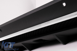 Rear Diffuser with Exhaust Muffler Tips suitable for Mercedes GLE W167 SUV V167 Sport Line (2019-Up) GLE 63 Design-image-6104581