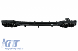 Rear Diffuser with Exhaust Tips suitable for Mercedes E-Class W213 (2016-2019) E53 Design Night Package-image-6057261