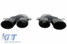 Rear Diffuser with Exhaust Tips suitable for Mercedes E-Class W213 (2016-2019) E53 Design Night Package-image-6057269