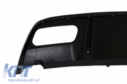 Rear Diffuser with Muffler Tips Black suitable for Mercedes A-Class W176 (2012-2015) A45 Facelift Design-image-6028065