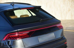 Rear Roof Spoiler suitable for Audi Q8 SUV (2018-up) RS Design Piano Black-image-6084582