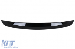 Rear Roof Spoiler Wing Add-on suitable for Mercedes GLC X253 SUV (2015-2021) Piano Black-image-6109820