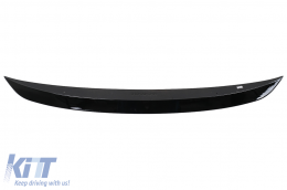 Rear Roof Spoiler Wing Add-on suitable for Mercedes GLC X253 SUV (2015-2021) Piano Black-image-6109822