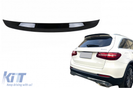 Rear Roof Spoiler Wing Add-on suitable for Mercedes GLC X253 SUV (2015-2021) Piano Black-image-6109851