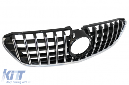 Reja para Mercedes Clase V W447 2014-03.2019 GTR Panamericana Look Negro Cromo-image-6082143