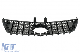 Reja para Mercedes ML W164 Facelift 07.08-11 GT-R Panamericana Look Negro brillante-image-6088951