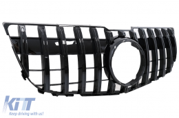 Rejilla Delantera para Mercedes GLK-Class X204 13-15 Parrilla Diseño Negro-image-6069433