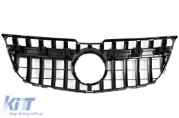 Rejilla Delantera para Mercedes GLK-Class X204 13-15 Parrilla Diseño Negro-image-6069436