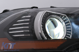 RGB DRL LED Scheinwerfer für Ford Mustang VI Facelift 2018-2022 Schwarz Dynamic Blinker-image-6107457