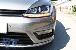 RHD Phares LED Dynamique Calandre pour VW Golf 7 VII 12-17 Look Chrome Édition-image-6048530