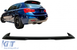 Roof Spoiler suitable for BMW Series 1 F20 (2011-2019) M-Tech Design Piano Black-image-6082702