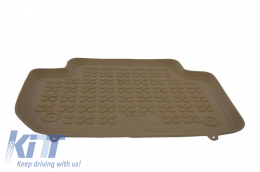 Rubber Car Floor Mats Beige suitable for BMW X3 E83 (2004-2010)-image-6004109