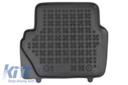 Rubber Car Floor Mats Black suitable for Ford Fiesta MK7 (2017-up) Ecosport II (2012-) Ford Puma (2019-)-image-6031905