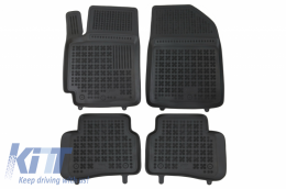 Rubber Car Floor Mats Black suitable for KIA Rio IV (2017-up)-image-6031942