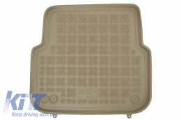 Rubber Floor Mat Beige suitable for AUDI A6 C6 4F Sedan Avant Pre Facelift (2004-2008) A6 C6 Allroad Quattro (2006-2011)-image-6041637