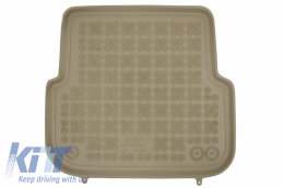 Rubber Floor Mat Beige suitable for AUDI A6 C6 4F Sedan Avant Pre Facelift (2004-2008) A6 C6 Allroad Quattro (2006-2011)-image-6041638