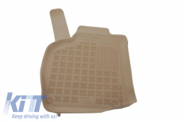 Rubber Floor Mat Beige suitable for AUDI Q5 8R (2008-2017)-image-6004173