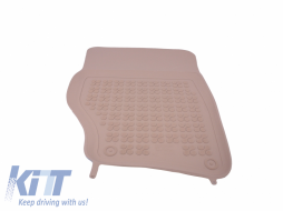 Rubber Floor Mat Beige suitable for Audi Q7 I 4L (2005-2015)-image-5999417