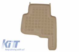 Rubber Floor mat Beige suitable for Land Range Rover Discovery 3 & 4 (2004-2016)-image-6047889