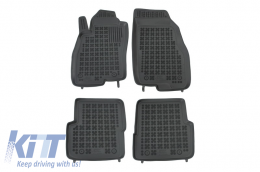 Rubber Floor mat black suitable for Fiat Punto III (2012-2018) - 201514