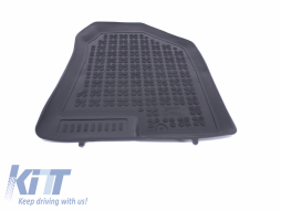 Rubber Floor mat Black suitable for Hyundai IX35 (2010-2015)-image-5999940