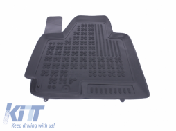 Rubber Floor mat Black suitable for Hyundai IX35 (2010-2015)-image-5999943