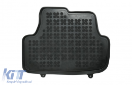 Rubber Floor mat Black suitable for VW GOLF VIII system Mild Hybrid (2019-up)-image-6078386