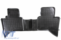 Rubber Floor Mat suitable for Isuzu D - MAX II (2011-up) Black-image-6048343