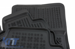 Rubber Floor Mats Black suitable for ALFA ROMEO GIULIA (952) 4x4 Q4 (2016-Up)-image-6034383